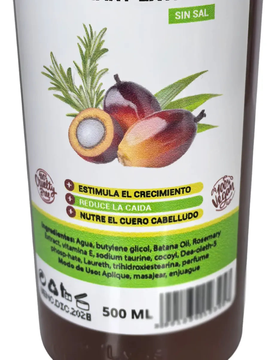 Producto Pack de 2 champús de batana con romero