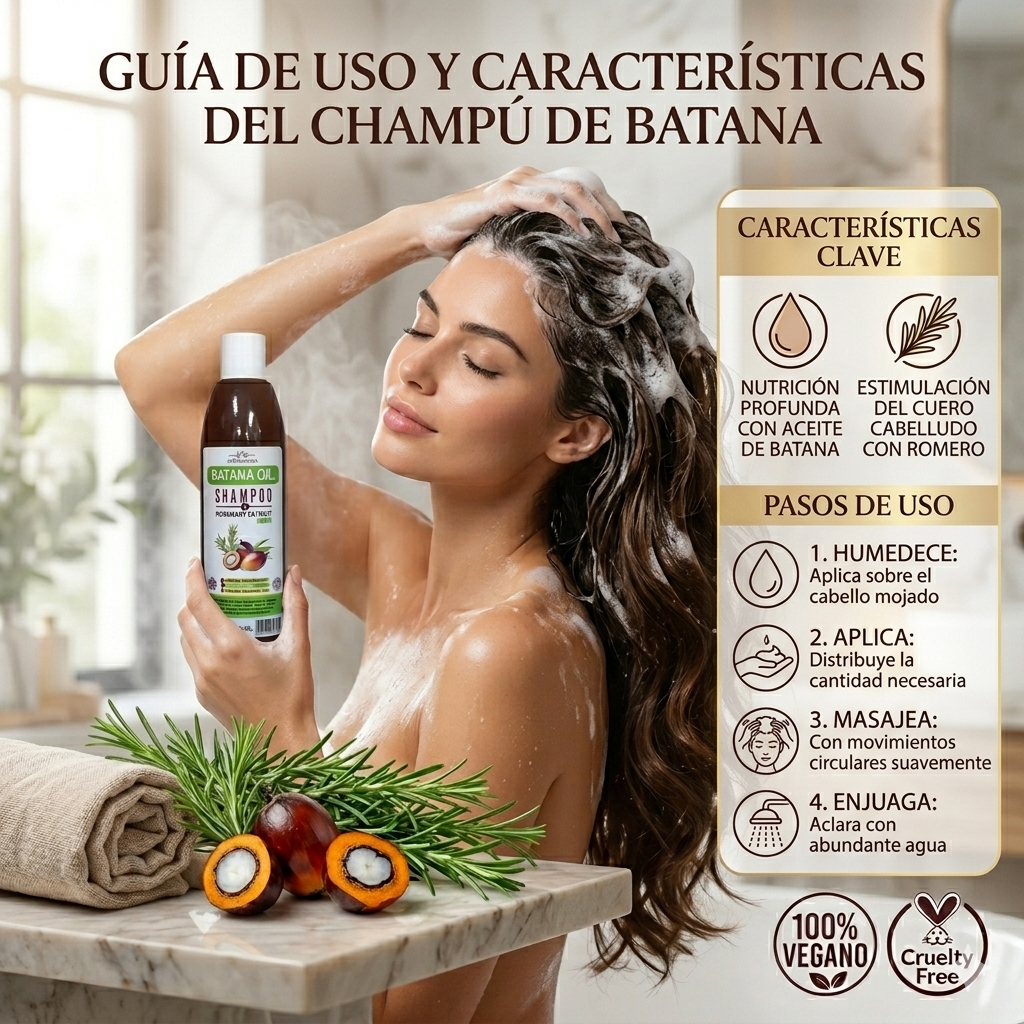 Champú de Batana, uso
