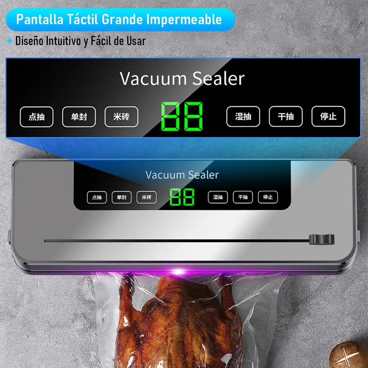 Selladora al Vacío 5 en 1 - Conserva tus Alimentos por Más Tiempo - Envío Gratis