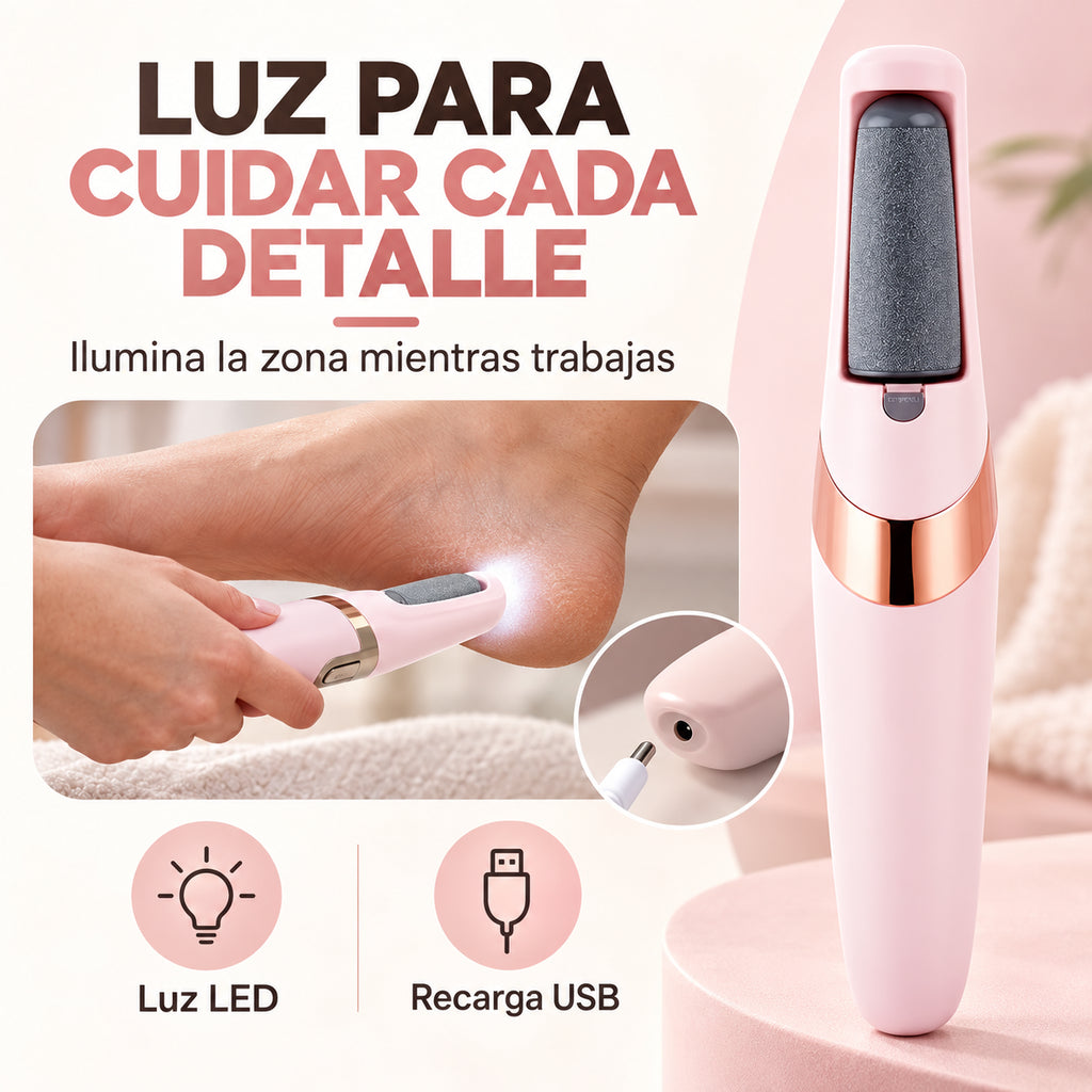 Removedor de Callos Eléctrico Recargable USB para Pies