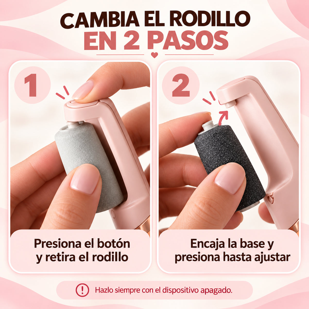 Removedor de Callos Eléctrico Recargable USB para Pies
