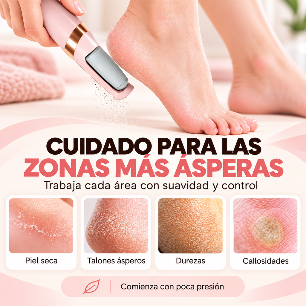 Removedor de Callos Eléctrico Recargable USB para Pies