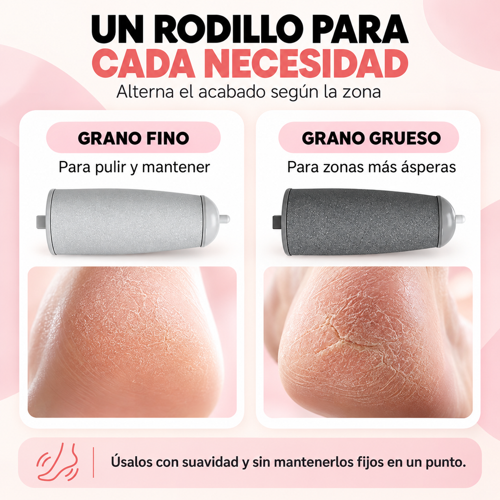 Removedor de Callos Eléctrico Recargable USB para Pies