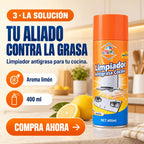 Pack de 3 Limpiadores Antigrasa en Espuma — Dale Batalla a la Grasa de tu Cocina | 400 ml c/u