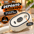 Depósito del cepillo con spray: llenado con agua.
